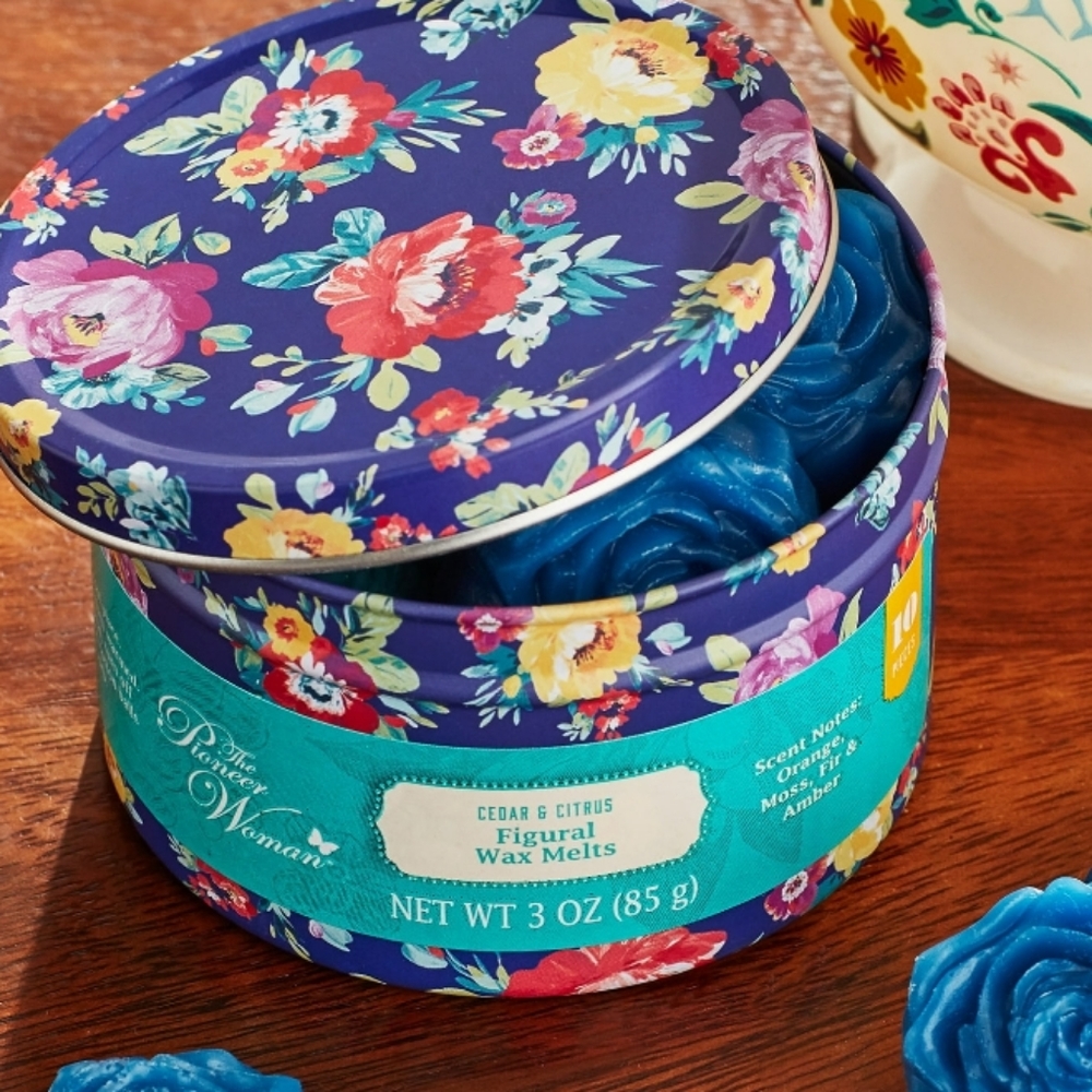 💲10 Cedar & Citrus Wax Melts in a Tin ~ Pioneer Woman